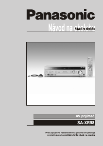 Návod Panasonic SA-XR58 Prijímač