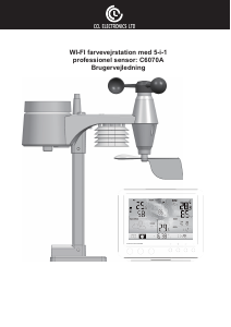 Brugsanvisning CCL Electronics C6070A Vejrstation