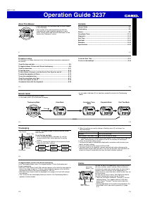 Handleiding Casio 3237 Uurwerk