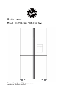 Instrukcja Hoover HSC818FXWDK Lodówko-zamrażarka