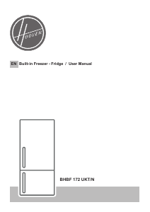 Manual Hoover BHBF 172 UKT/N Fridge-Freezer