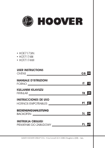 Manuale Hoover HOT7174BI WIFI/E Forno