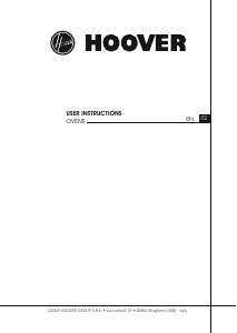 Manual Hoover HOC3UB3158BI WF Oven