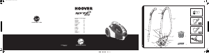 Manuale Hoover TSBE 2002 011 Sprint Evo Aspirapolvere