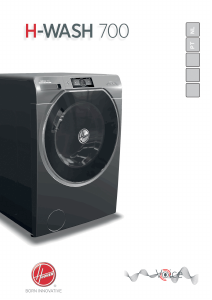 Manual Hoover AWMFD414AMR/1-S Máquina de lavar roupa