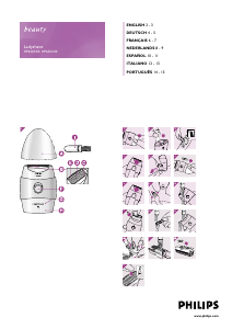 Mode d’emploi Philips HP6301 Ladyshave Rasoir électrique