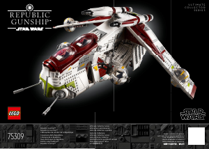 Bruksanvisning Lego set 75309 Star Wars Republikkens kampskip