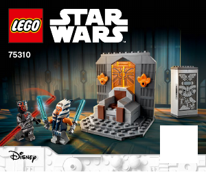 Manual Lego set 75310 Star Wars Duel on Mandalore