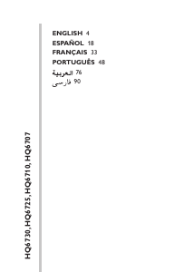 Mode d’emploi Philips HQ6707 Rasoir électrique