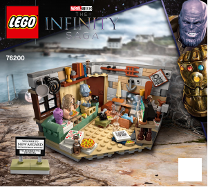 Handleiding Lego set 76200 Super Heroes Bro Thor's New Asgard