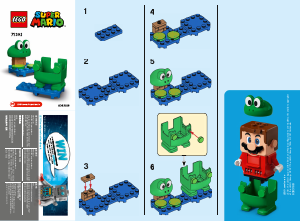 Manual Lego set 71392 Super Mario Frog Mario power-up pack