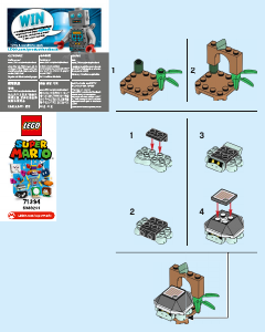 Manual Lego set 71394 Super Mario Character series Bony Beetle
