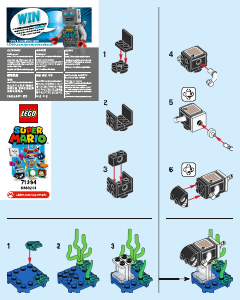Bedienungsanleitung Lego set 71394 Super Mario Character series Torpedo Ted