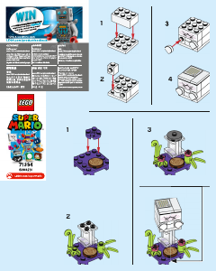 Manual Lego set 71394 Super Mario Character series Boo