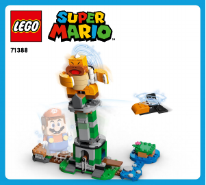 Manual Lego set 71388 Super Mario Boss Sumo Bro topple tower expansion set