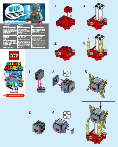 Manual Lego set 71394 Super Mario Character series Amp
