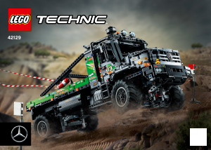 Manuál Lego set 42129 Technic Truck trialový vůz Mercedes-Benz Zetros 4x4