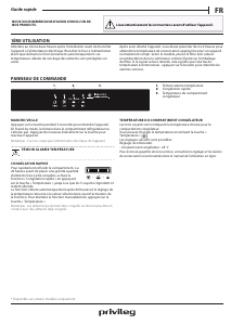 Mode d’emploi Privileg PFVI 9S1 Congélateur