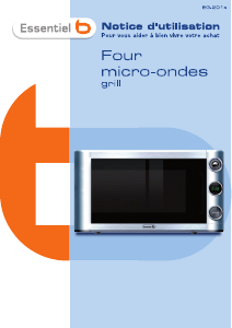 Mode d’emploi Essentiel B EG-201s Micro-onde