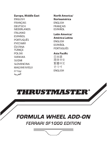 Manual Thrustmaster Formula Wheel Add-On Ferrari SF1000 Edition Game Controller