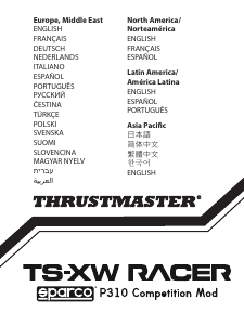 Руководство Thrustmaster TS-XW Servo Base Игровой контроллер