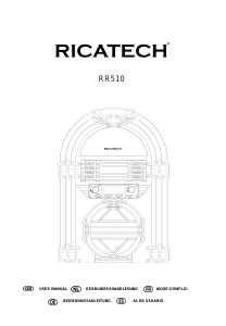 Bruksanvisning Ricatech RR510 Table Top Jukebox