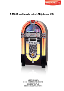 Bedienungsanleitung Ricatech RR1000 Black XL LED Jukebox