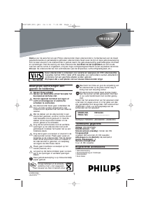 Handleiding Philips VR150 Videorecorder