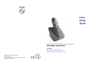 Kasutusjuhend Philips CD1502B Traadita telefon