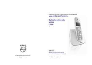 Kasutusjuhend Philips CD4401B Traadita telefon