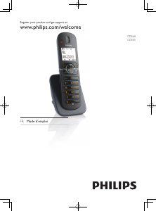 Mode d’emploi Philips CD5650S Téléphone sans fil