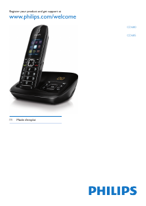 Mode d’emploi Philips CD6801B Téléphone sans fil