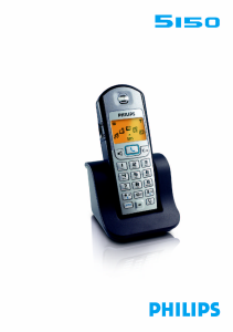 Mode d’emploi Philips DECT5150S Téléphone sans fil