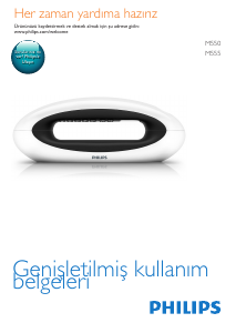 Kullanım kılavuzu Philips M5551WR Kablosuz telefon