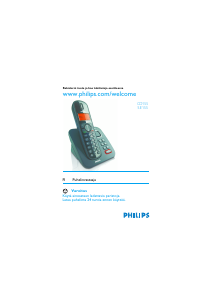Käyttöohje Philips SE1551B Langaton puhelin