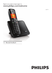 Bedienungsanleitung Philips SE1711B Schnurlose telefon