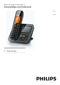 Mode d’emploi Philips SE5711B Téléphone sans fil
