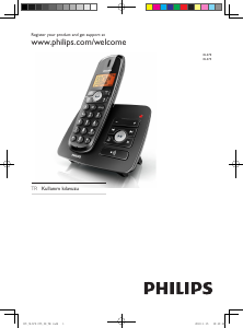 Kullanım kılavuzu Philips XL3702B Kablosuz telefon