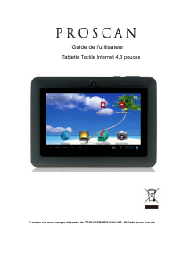 Mode d’emploi Proscan PLT4315-PL Tablette