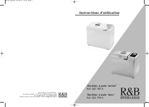 Mode d’emploi Riviera and Bar QD 785 A Machine à pain