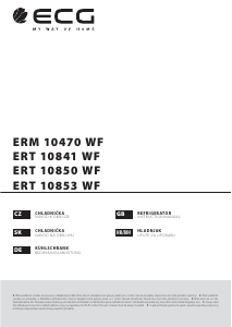 Manual ECG ERT 10850 WF Refrigerator