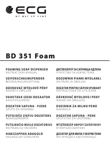 Instrukcja ECG BD 351 Foam Dozownik do mydła