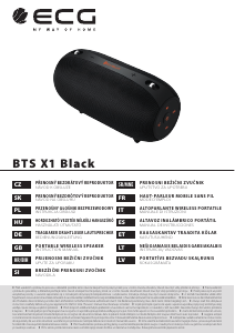 Manual de uso ECG BTS X1 Altavoz