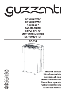 Manual Guzzanti GZ 594 Dehumidifier
