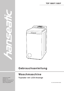 Bedienungsanleitung Hanseatic 1000P Waschmaschine