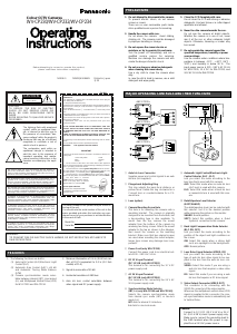 Mode d’emploi Panasonic WV-CP230 Caméra de surveillance