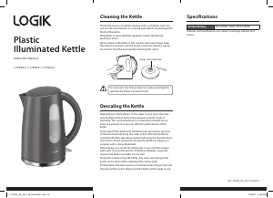 Manual Logik L17PKWS21 Kettle
