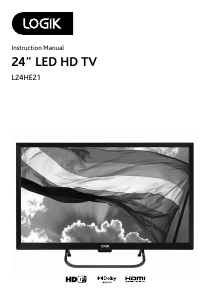 Handleiding Logik L24HE21 LED televisie
