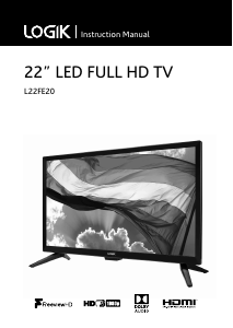 Handleiding Logik L22FE20 LED televisie