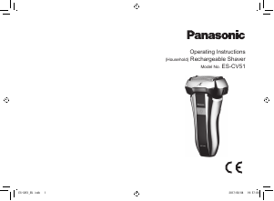 Kullanım kılavuzu Panasonic ES-CV51 Tıraş makinesi